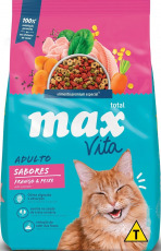 Total Max Vita Gato Adulto Sabores Frango & Peixe 1kg